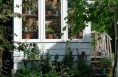 South facing removable windows.