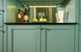 Custom cabinet details continue in the hall/butler pantry.