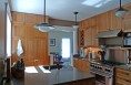 There is lots of room to cook and bake in this warm, user-friendly kitchen.