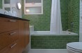 Tiled in tub